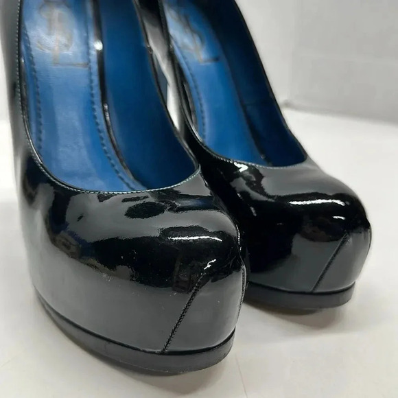 Yves Saint Laurent YSL Tribute Pump High Heels Patent Leather Black Size 36 US 6 - Picture 5 of 17